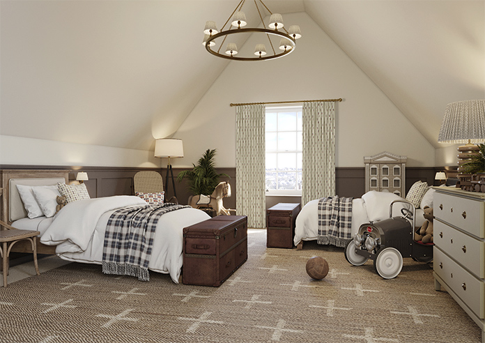 Kings Breakfast, Stripe Toast - Made to Measure Curtains - Image 7